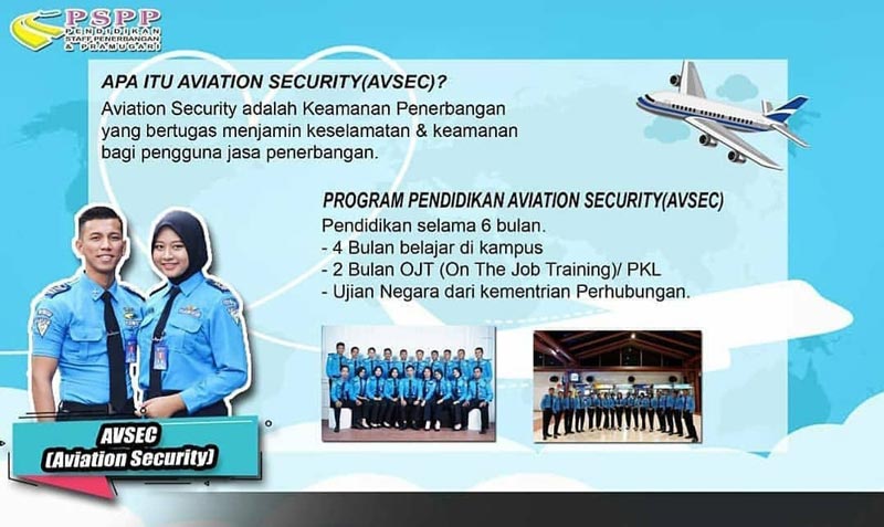 Jurusan Piilihan PSPP Penerbangan AVSEC Aviation Security